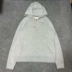 【R621】 L.L.Bean ハーフジップ パーカー サイズM グレー 灰色