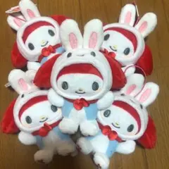 マイメロディ ぬいぐるみマスコット 5個セット