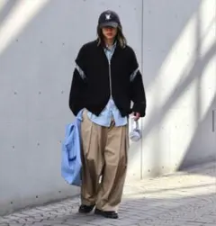 BLAYMORE Triple Zip Drivers Knit フリーサイズ