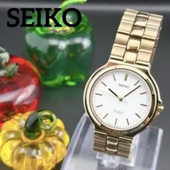 【希少】セイコー ドルチェ クォーツ メンズ腕時計 ドレスウォッチ レトロ