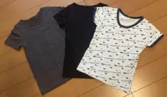 恐竜プリントアンダーシャツ3枚セット（100cm）