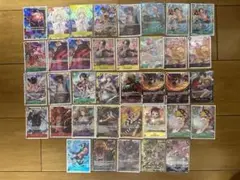 ワンピース トレーディングカード 37 枚セット Sec,sr*...