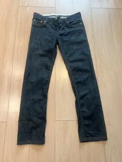 66DENIM VINTAGE デニム M インディゴ ブルー ストレッチ - メルカリ