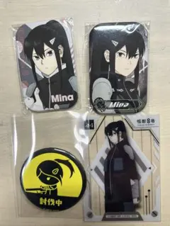 怪獣8号　亜白ミナ　グッズセット缶バッジ、カード