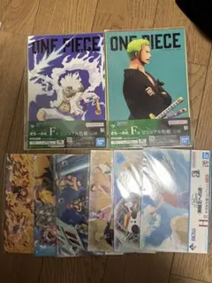 ワンピース一番くじ　下位賞　色紙コレクション8枚セット