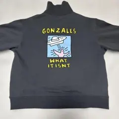 Mark Gonzalesハーフジップスウェット Mサイズ