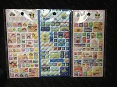 ディズニー　ブロックシール　ツムツム　プリンセス　トイストーリー　エイリアン