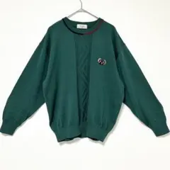◎ アダバット ニット セーター ゴルフウェア メンズ グリーン　L〜XLのサムネイル