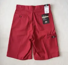未使用 Dickies ルーズフィット ワーク ショーツ ショートパンツ レッド