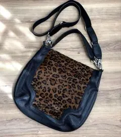 ピークスピーク パイクスピーク ショルダーバッグ ハラコ アニマル