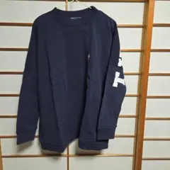 ネイビー 長袖トレーナー DSC