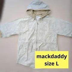 【美品】mackdaddy ジップアップパーカー 花柄 Lサイズ y2k