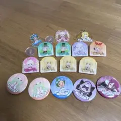 リゼロ　缶バッチ・アクリルクリップ・キーホルダー・アクリルスタンド