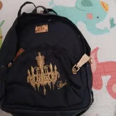 Baach シャンデリア刺繍 黒リュック
