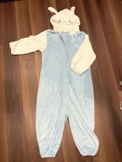 シナモロールフード付きフリース着ぐるみ 150cm