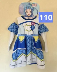 キミとアイドルプリキュア キュアウィンク なりきりワンピース 110 新品未使用