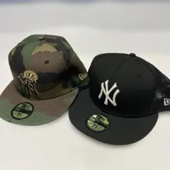 【美品】New Era 59FIFTYニューヨークヤンキース 60.6㎝２セット