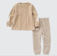 新品UNIQLO×ミッフィフリースパジャマ100サイズ