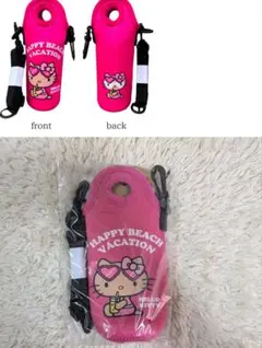 【大特価】ハローキティ 日焼けキティ ボトルホルダー ピンク