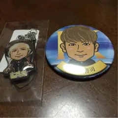 EXILE KEIJI トラステ限定ガチャ 缶バッチ クリーナー セット