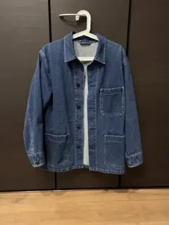 美品 2024SS UNIQLO デニム カバーオール ユーティリティジャケット