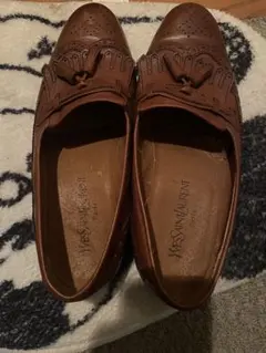 Yves Saint Laurent ブラウン ローファー　26EEE