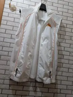 Kappa ナイロン ベスト ホワイト