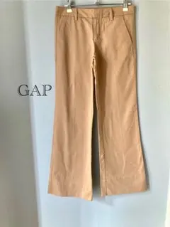 GAP チノパン きれいめスタイル 脚長効果 ベージュ S