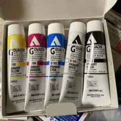 Acryla アクリルグアッシュ 12色＋5色セット