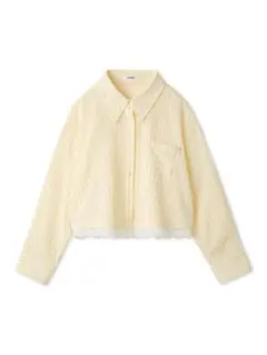 新作新品タグ付き スナイデル♡ レースディティールストライプシャツ 