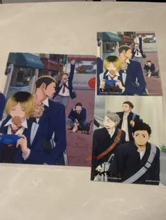 ハイキュー　A5クリアファイル&ステッカー２枚セット