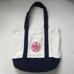 TRADER JOE'S トレダージョーズ エコバッグ アイボリー ネイビー