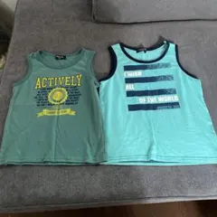 美品　COMME CA ISM ノースリーブタンクトップ 120A 2枚セット