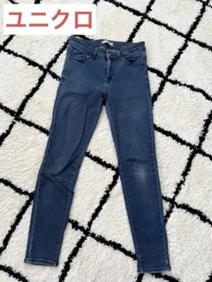 UNIQLO ユニクロ　スキニーデニム ダークブルー
