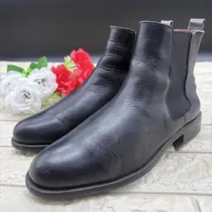 ぱるるん様専用　マリオントゥフェ　サイドゴアブーツ　ブラック　レザー　23.5