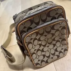 未使用　コーチ　シグネチャー　ショルダーバッグ　３層式　斜め掛け　4270 楽天市場】【バッグ】COACH コーチ シグネチャー ショルダー