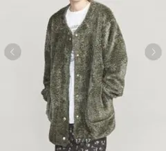 BEAUTY&YOUTH BY ボアミドルブルゾン カーキ