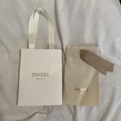 SNIDEL BEAUTY 紙袋S 巾着S ラッピング プレゼント ショッパー