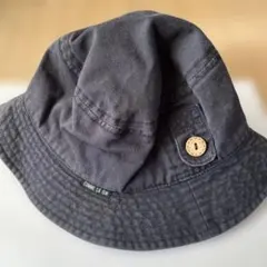 コムサイズム　紺色　帽子　46㎝　コットン製