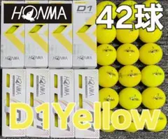 HONMA D1 イエロー 42球【未使用球24球】のサムネイル