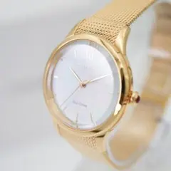 【稼働/美品/箱付】CITIZEN 海外限定 エコドライブ ゴールド シェル盤