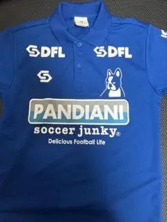 soccer junky ポロシャツ ブルー Mサイズ