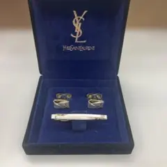 Yves Saint Laurent イブサンローラン カフスとタイピンセット