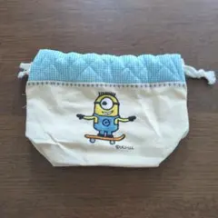 ミニオン 巾着袋 コットン製
