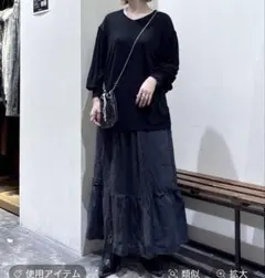 niko and ...ウール混マトンスリーブプルオーバー