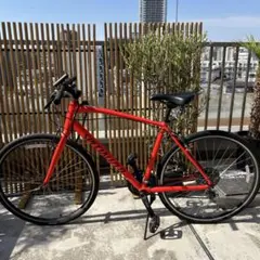 ⭐︎希少⭐︎北米購入　自転車　Specialized レッド アルミニウムフレームのサムネイル
