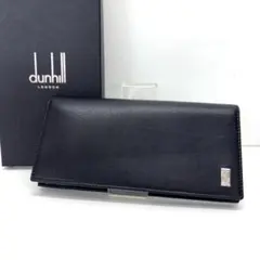 dunhill ダンヒル 二つ折り 長財布 サイドカー ブラック レザー 箱付き