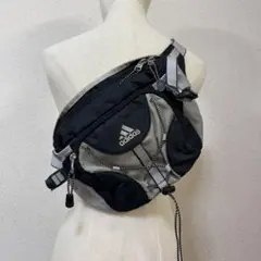 m6566【アディダス】90s 00s Y2k テック ボディバッグ 刺繍ロゴ