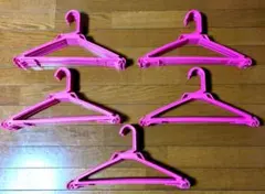 【まとめ売り】ピンクのハンガー50本セット　匿名配送！