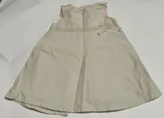 ベビー服 GAP ワンピース ベージュ リボン80のサムネイル